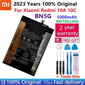 Высококачественный Оригинальный Новый Аккумулятор Xiao Mi BN5G Для Xiaomi Redmi 10C/10A Mi Redrice 10C/10A 5000 мАч Bateria Изображение