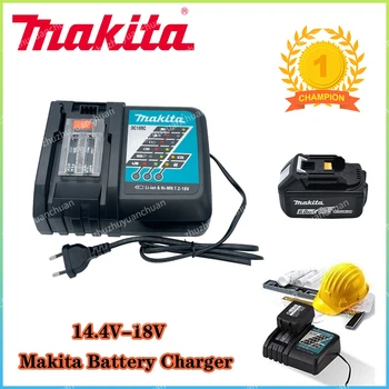 100% Оригинальное Зарядное Устройство Makita DC18RC Makita 3A 6A 14,4 V 18V Bl1830 Bl1430 BL1860 BL1890 Зарядное Устройство для инструментов Usb 18VRC Изображение