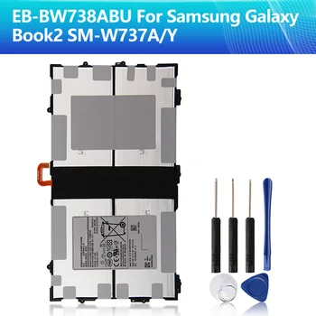 Сменный Аккумулятор для ноутбука EB-BW738ABU для Samsung Galaxy Book2 W737 SM-W737 SM-W737A SM-W737Y, Новый Аккумулятор 6120 мАч + инструменты Изображение