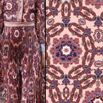Брендовая модная ткань с принтом Лето для пижам ручной работы DIY Ткани Оптом Ткань на метр Швейный материал Изображение
