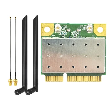 MT7612EN 2,4 G 5G Двухдиапазонная Гигабитная Беспроводная Сетевая карта MINI PCIE WIFI Модуль Сетевая карта Для Linux Android Изображение