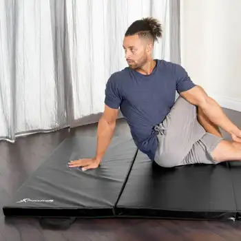 Складной коврик для упражнений 6 x 4, Средства для похудения, подушка для вытяжения шейки матки, оборудование для йоги, Ручные захваты, манжеты для рук Изображение