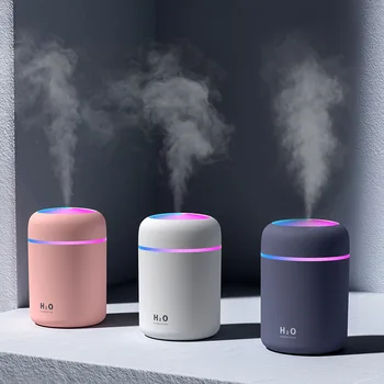 Arikn Мини-Увлажнитель воздуха USB-диффузор с ароматическими эфирными маслами для дома, автомобиля, Ультразвуковой туманообразователь Humificador со светодиодной подсветкой Изображение