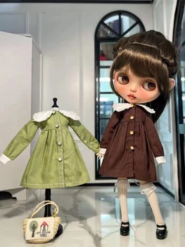 Кукольная Одежда ручной работы OB24, Модное платье, подходит для куклы Блайз 30 см 1/6, Аксессуары для Кукол 