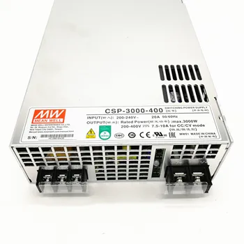 Meanwell CSP-3000-400 3000 Вт от 220 В до 400 В постоянного тока источник питания с одним выходом Изображение
