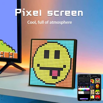 Светодиодный Пиксельный дисплей, анимация текстового рисунка 