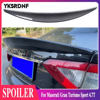 Ноябрьский стиль, карбоновый задний спойлер багажника Для Maserati Gran Turismo Sport 4.7T Coupe 2011-2017 года выпуска, автомобильный спойлер GTS, крыло Изображение