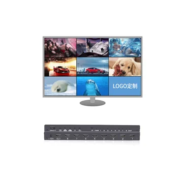 Горячая распродажа, экран ТВ-монитора 16 в 1, видеоразветвитель 4k hdmi quad multiviewer 16x1 Изображение