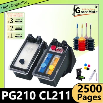 PG210 CL211 Замена pg210 cl211 для принтера Canon картридж pixma IP2700 IP2702 MP240 MP250 MP490 MP495 MX320 MX410 MX420 Изображение