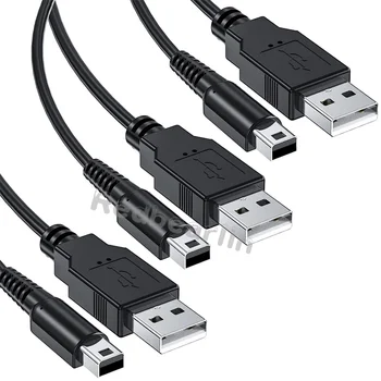 50шт 1,2 М 4 фута USB Кабель Для Зарядки Замена Питания USB Кабель Зарядного Устройства Шнур для Nintendo New 3DS XL XL 2DS XL 2DS DSi XL Изображение