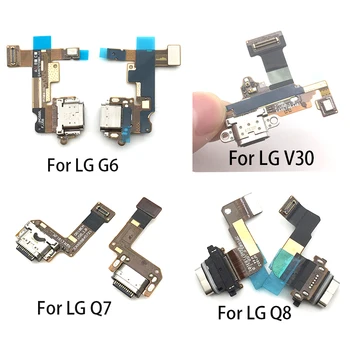 Для LG K51 G6 G7 G8 G9 Q7 Q8 V30 V40 V50 Micro USB Зарядное Устройство док-станция Разъем Порт Зарядки Микрофон Гибкий Кабель Запасные Части Изображение