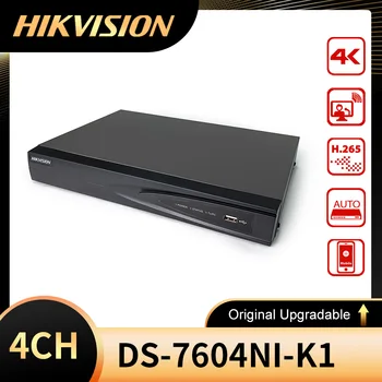 Английская версия DS-7604NI-K1 4CH 4K NVR one SATA Встроенный Plug & Play 4K NVR без POE H.265/H.264/MPEG4 1-канальный HDMI, 1-канальный VGA Изображение
