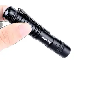 1/2/3шт комплект Мини-ручка-фонарик с зажимом портативный сверхмалый фонарик AAA Водонепроницаемый аварийный светильник для кемпинга на открытом воздухе Изображение