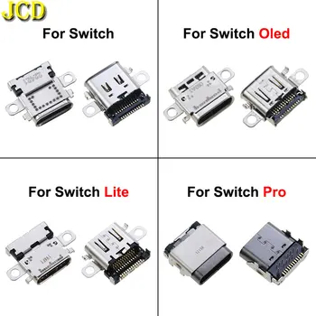 JCD 1 шт. Оригинальный Порт Зарядки Для консоли Switch NS USB Type-C Разъем Питания Для Switch Lite/Oled/Pro Изображение